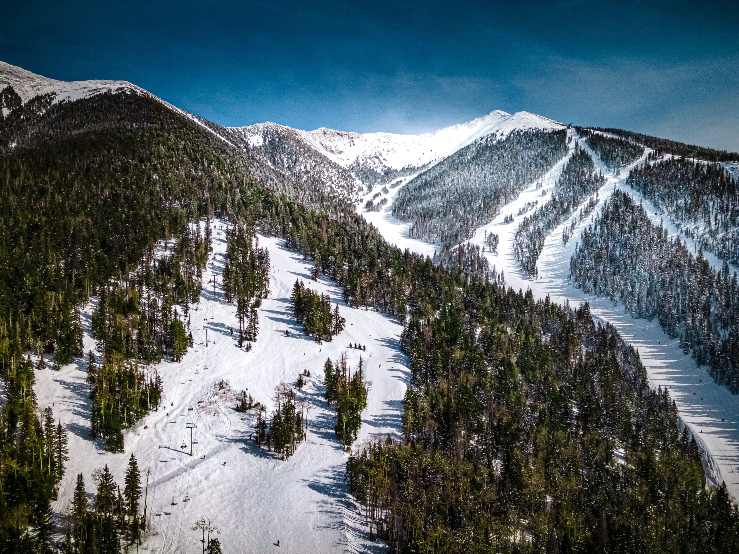 Drone photo of Arizona Snowbowl.