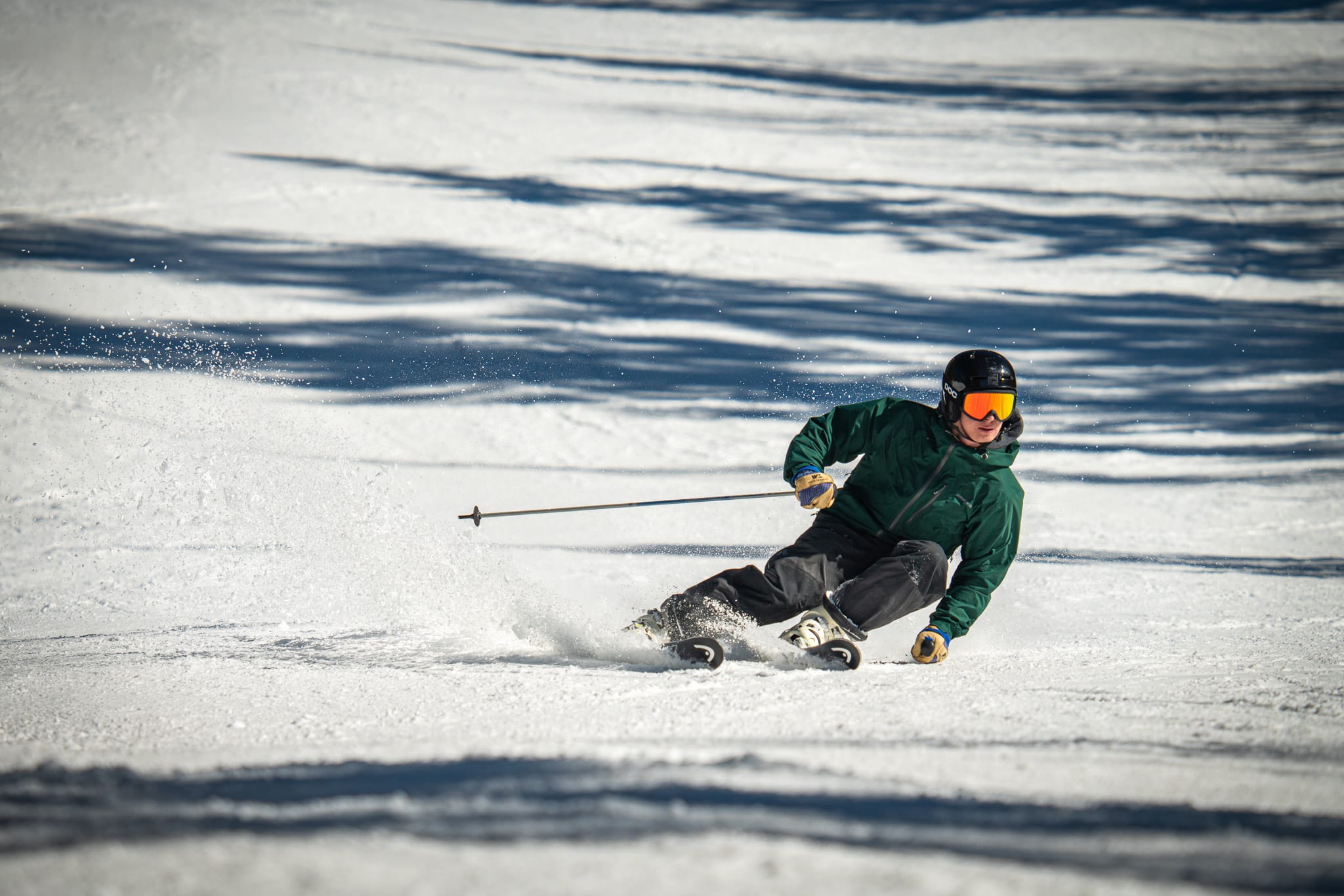 Male skier at Arizona Snowbowl.