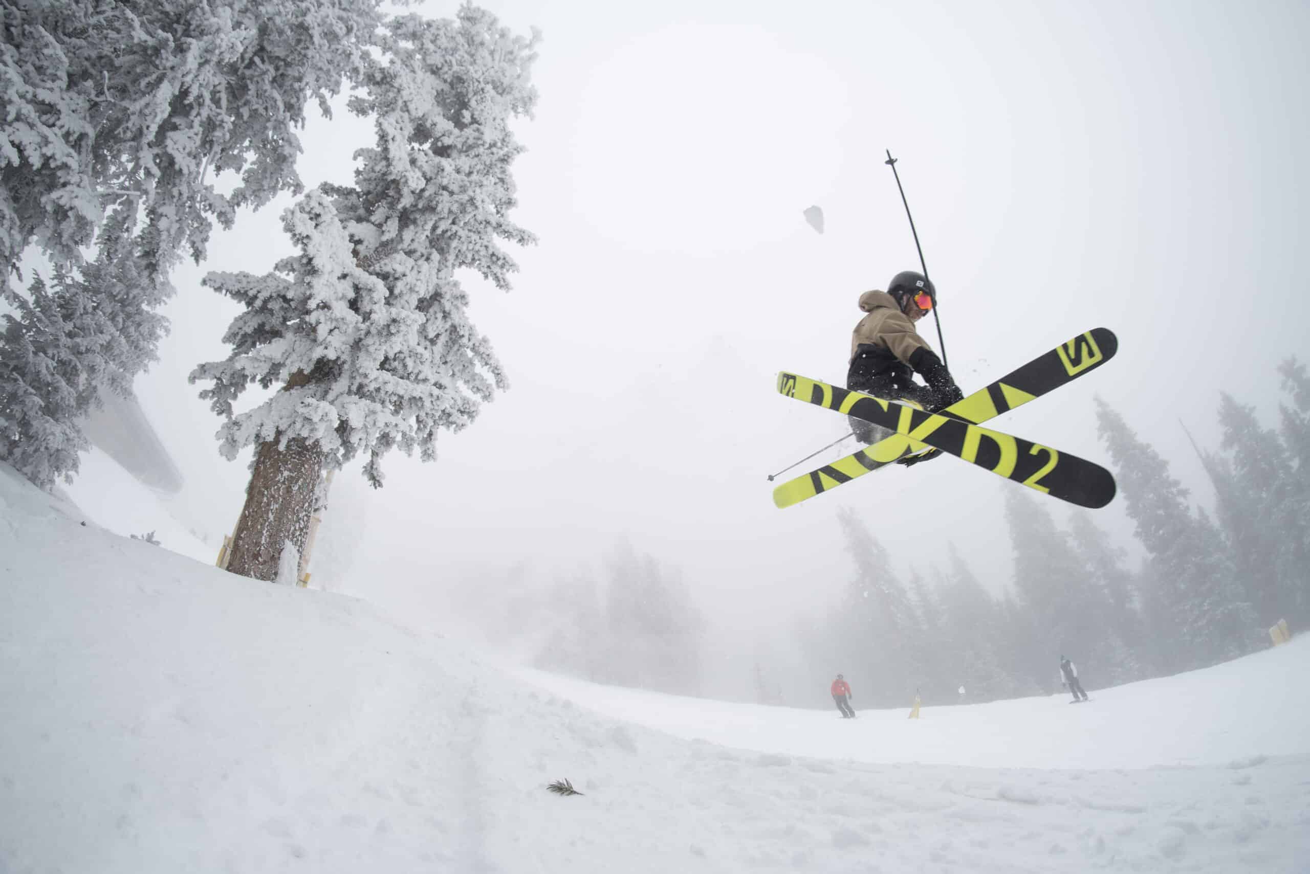 Male skier at Arizona Snowbowl.