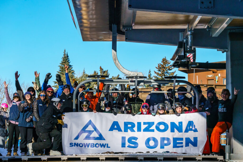 Opening day at Arizona Snowbowl. 22/23 winter season.