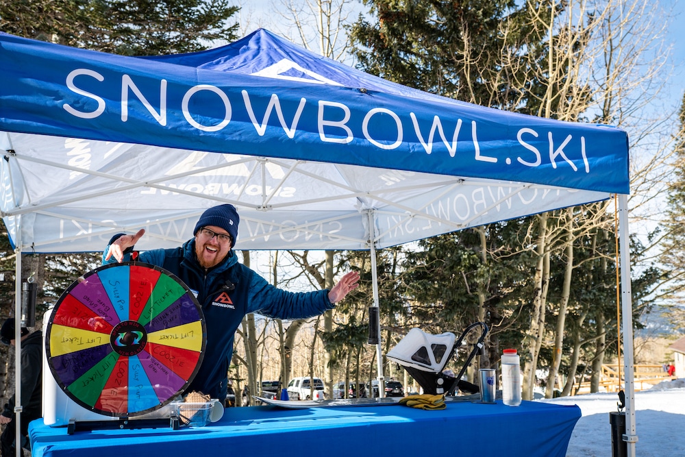 Safety tent at Arizona Snowbowl