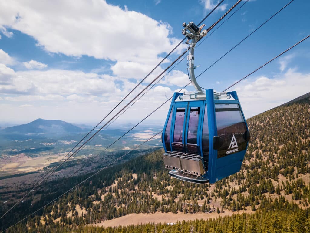 Gondola Cabin at Arizona Snowbowl.