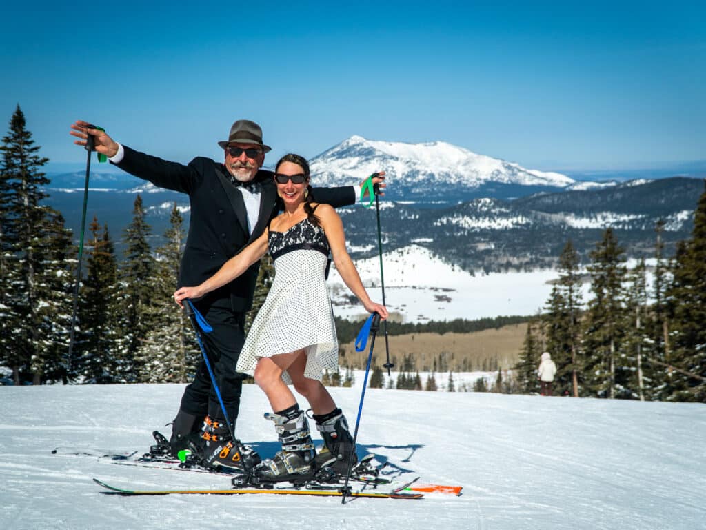 Prom week at Arizona Snowbowl.