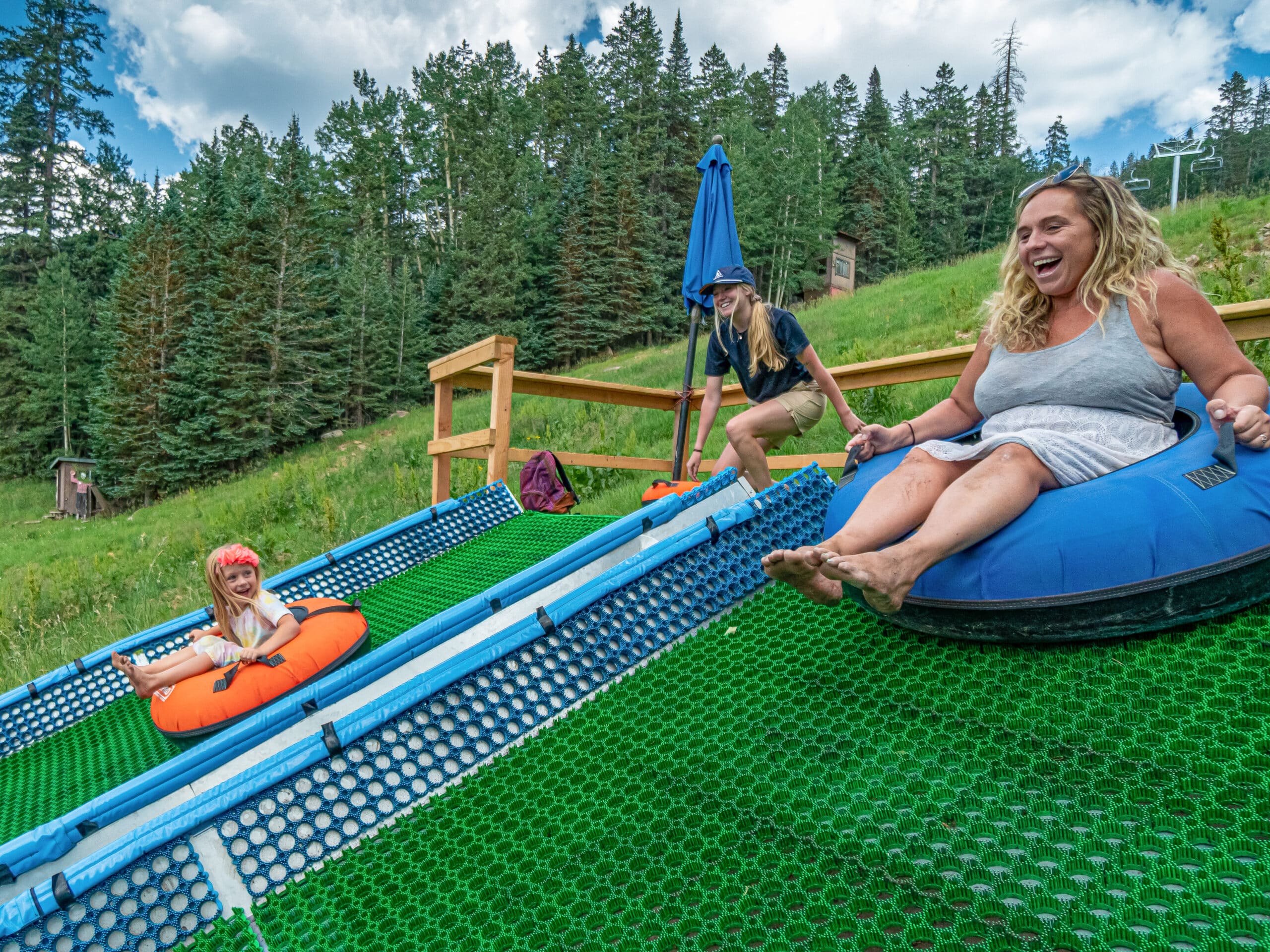 Summer Tubing Hill at Arizona Snowbowl.