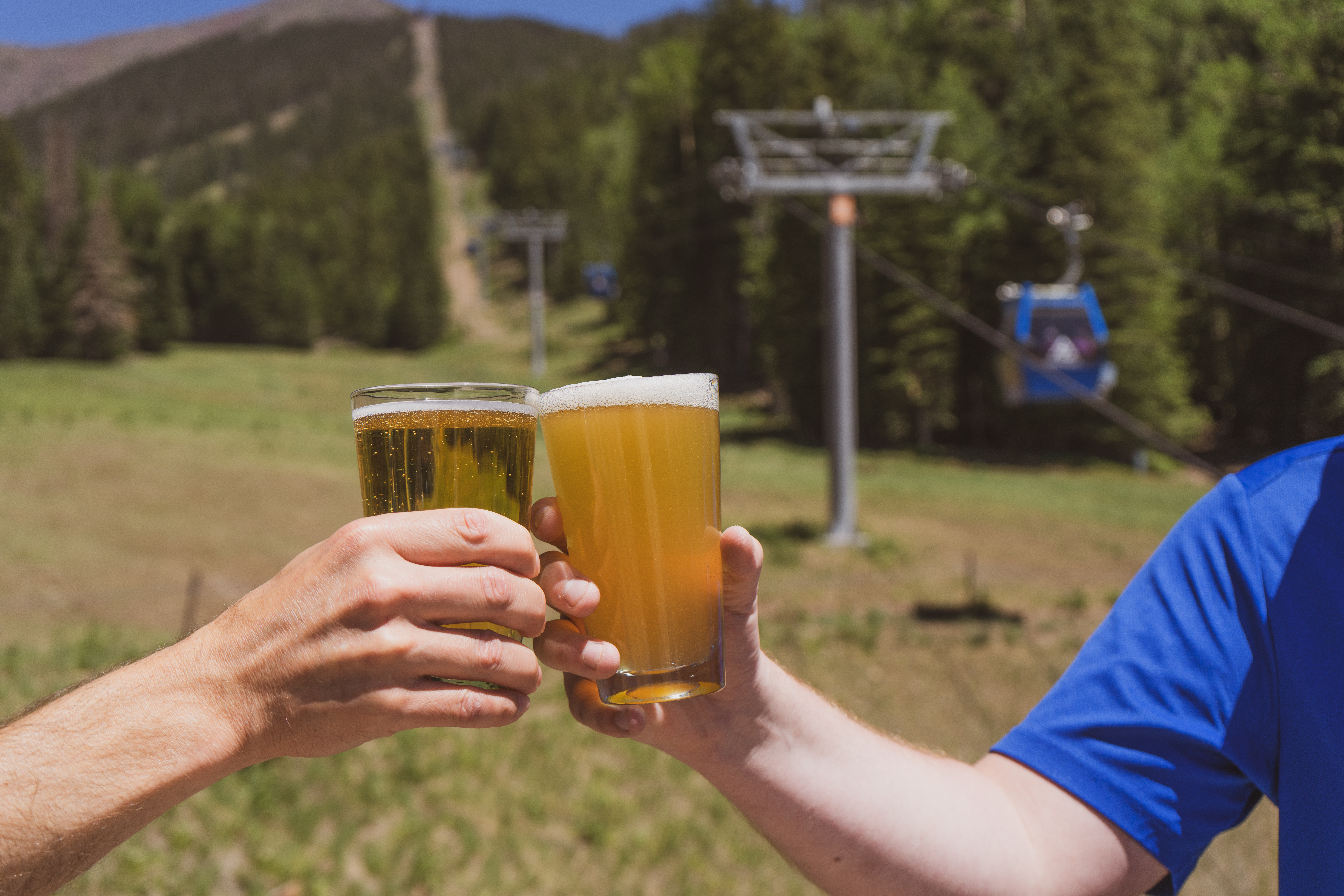 Beers at Arizona Snowbowl.