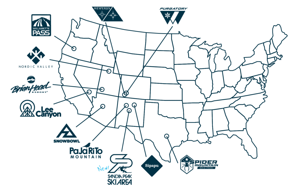 Power Pass Member Map Throughout the United States