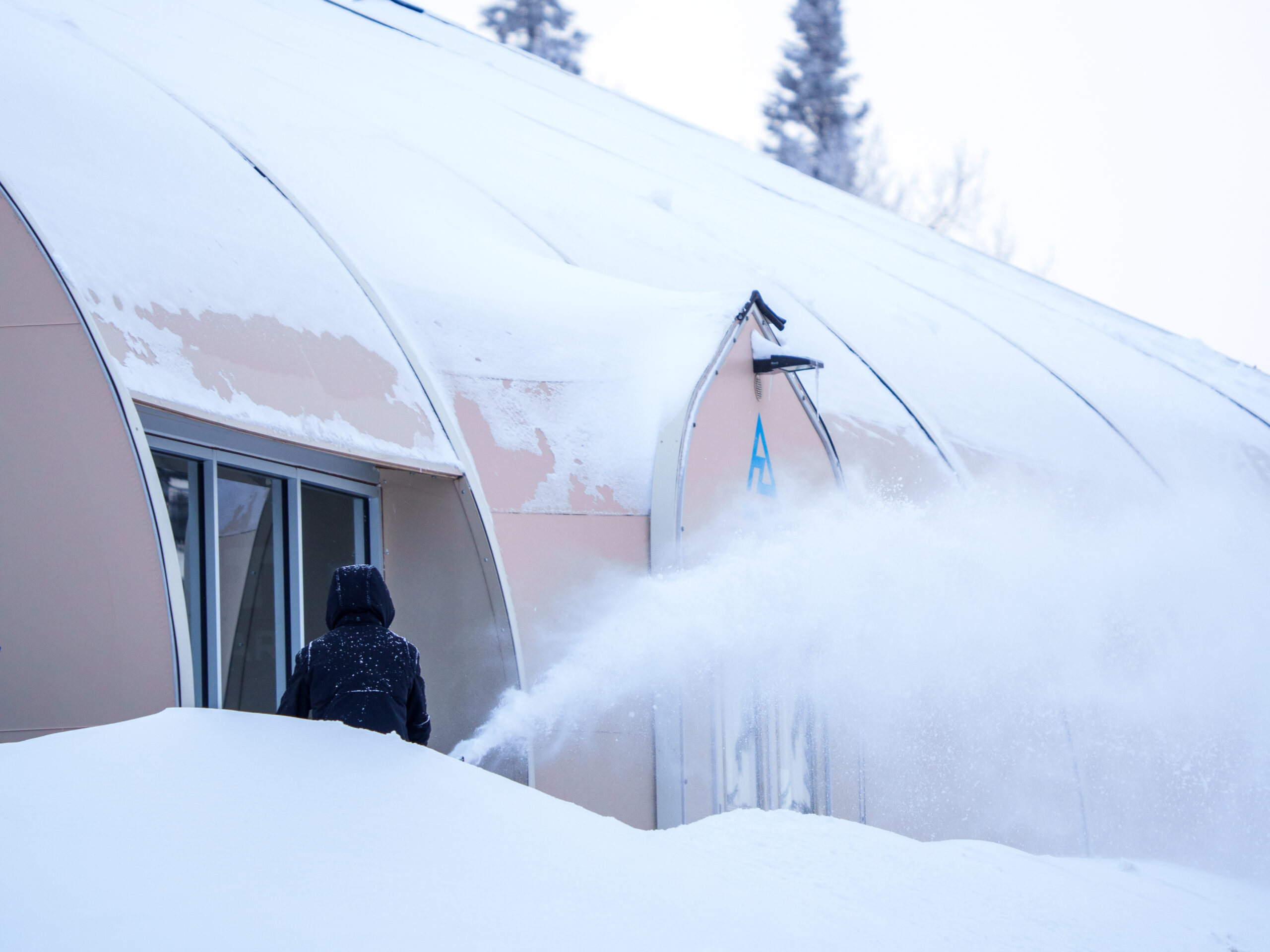 Snowblower at Snowbowl