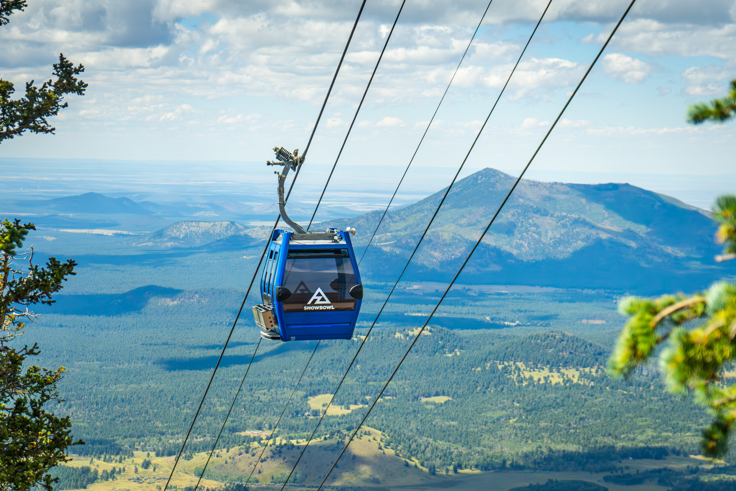 Arizona Gondola Cabin Rising Above The Horizon Of Arizona