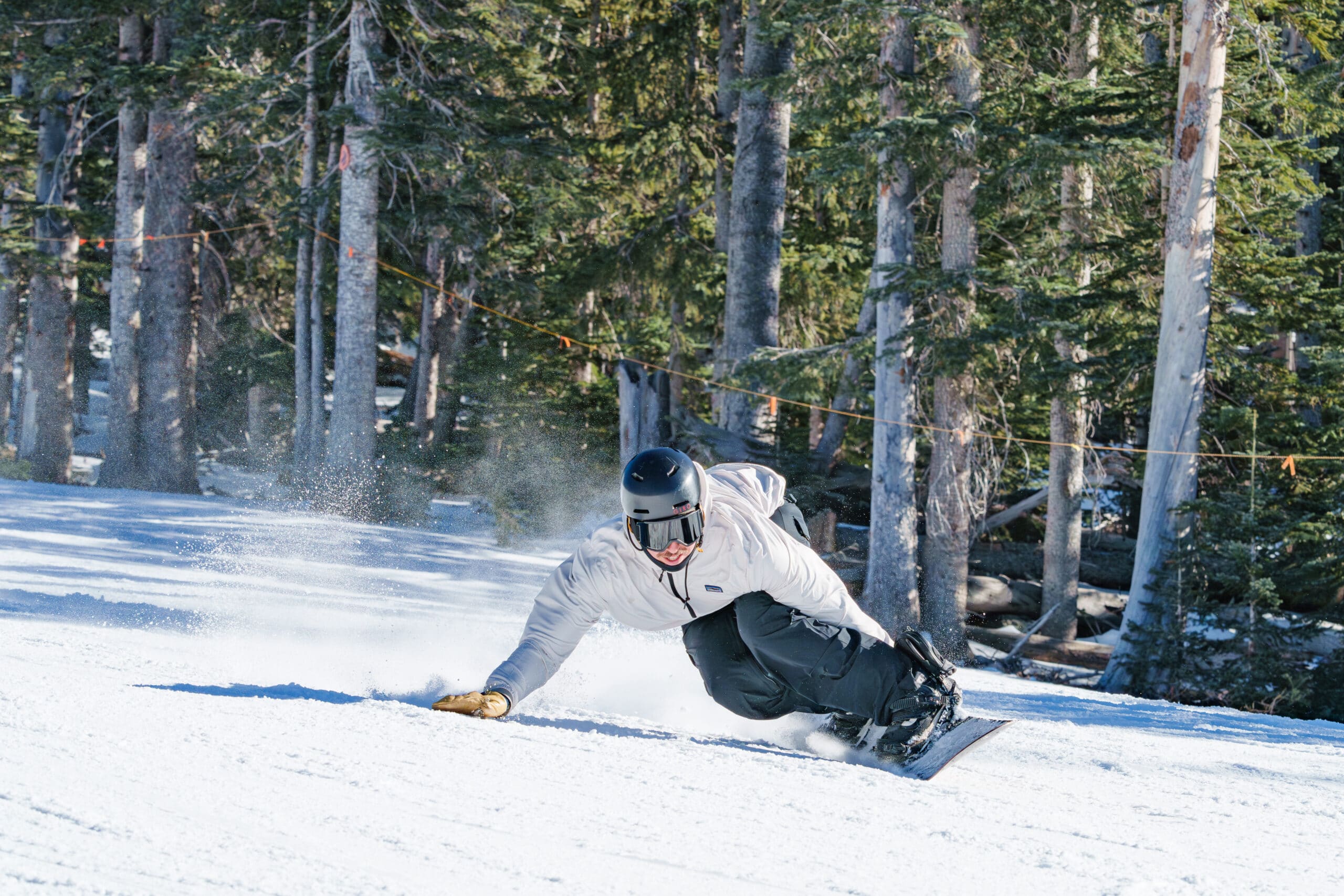 Snowboarder at snowbowl