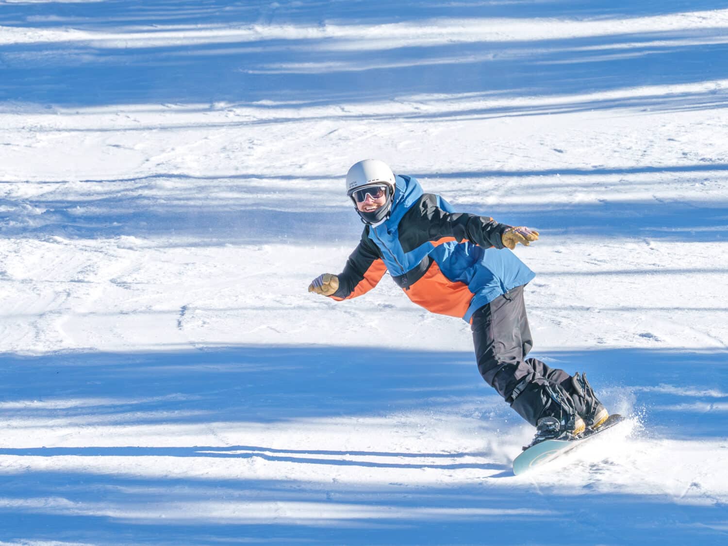 Snowboarder at Snowbowl