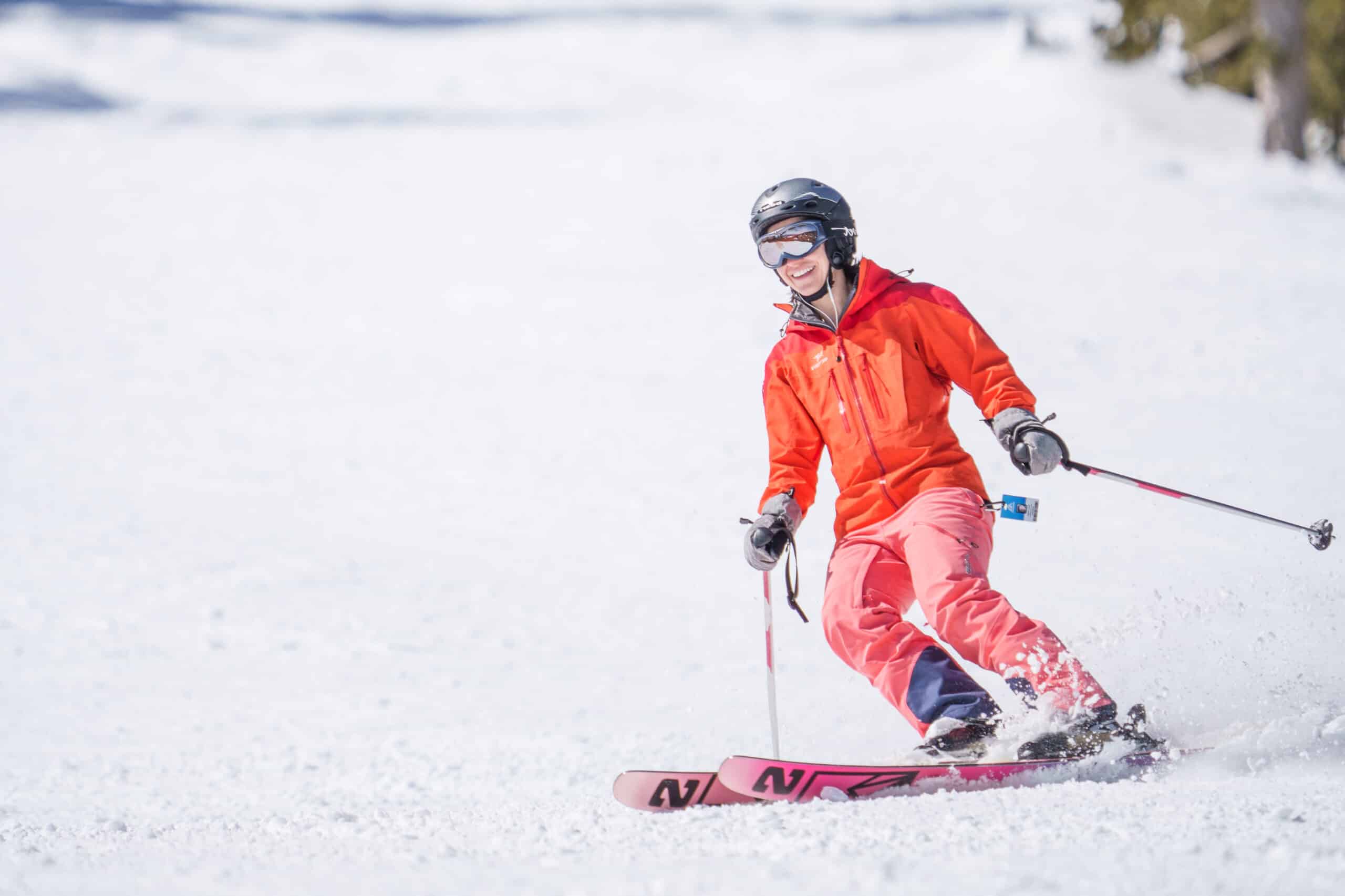 female skier at snowbowl
