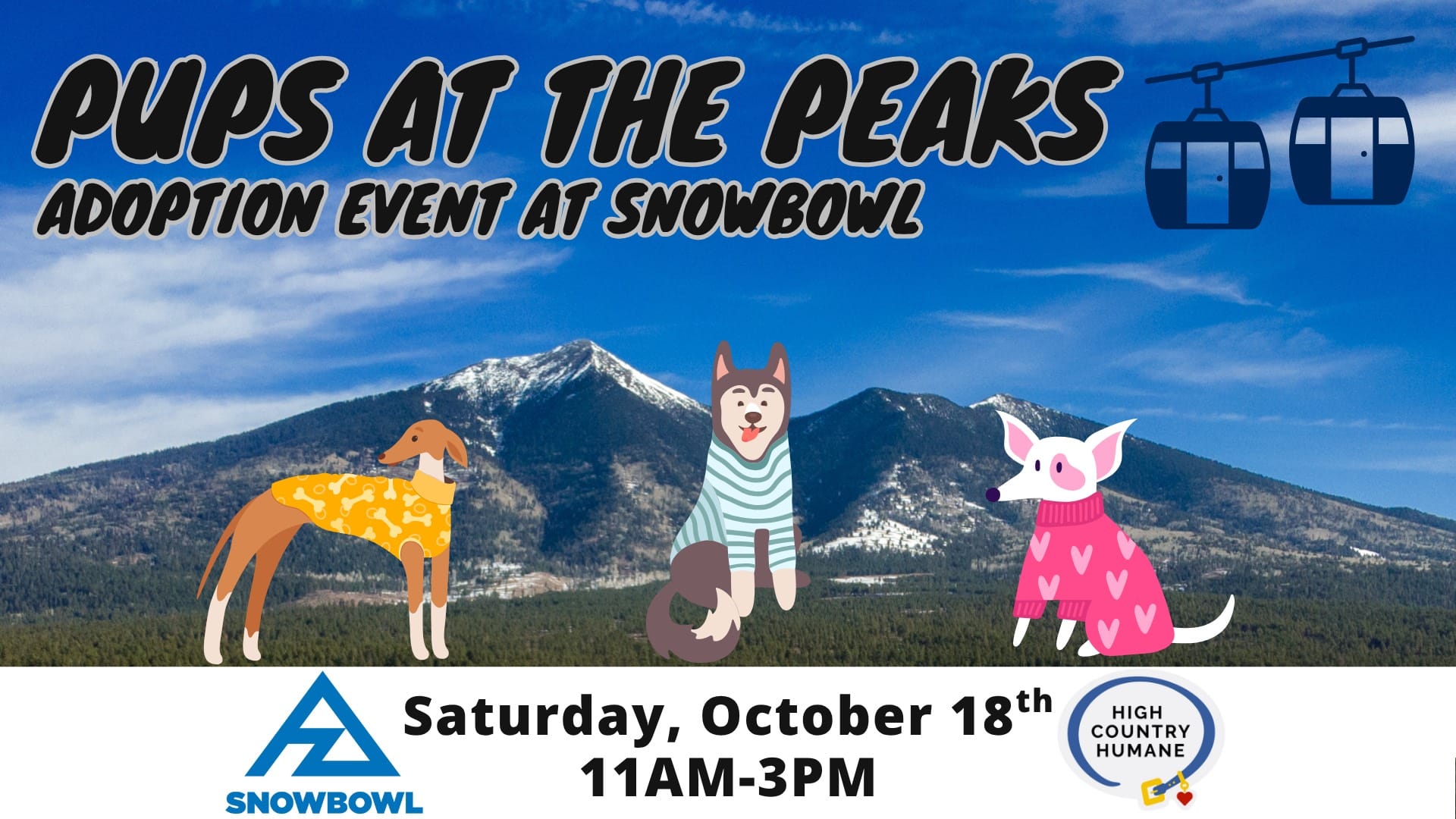 High Country Humane Adoption Event Poster