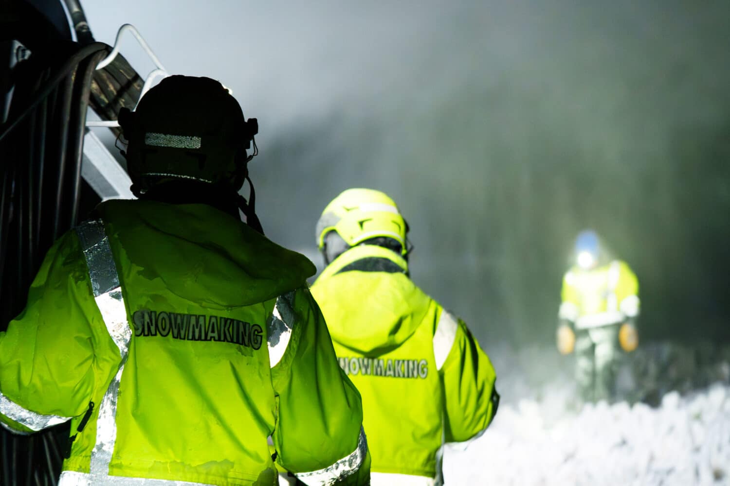 Snowmaking teams at Arizona Snowbowl for the 25/26 season