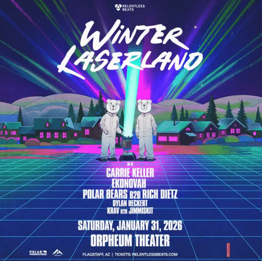 Winter Laserland Poster