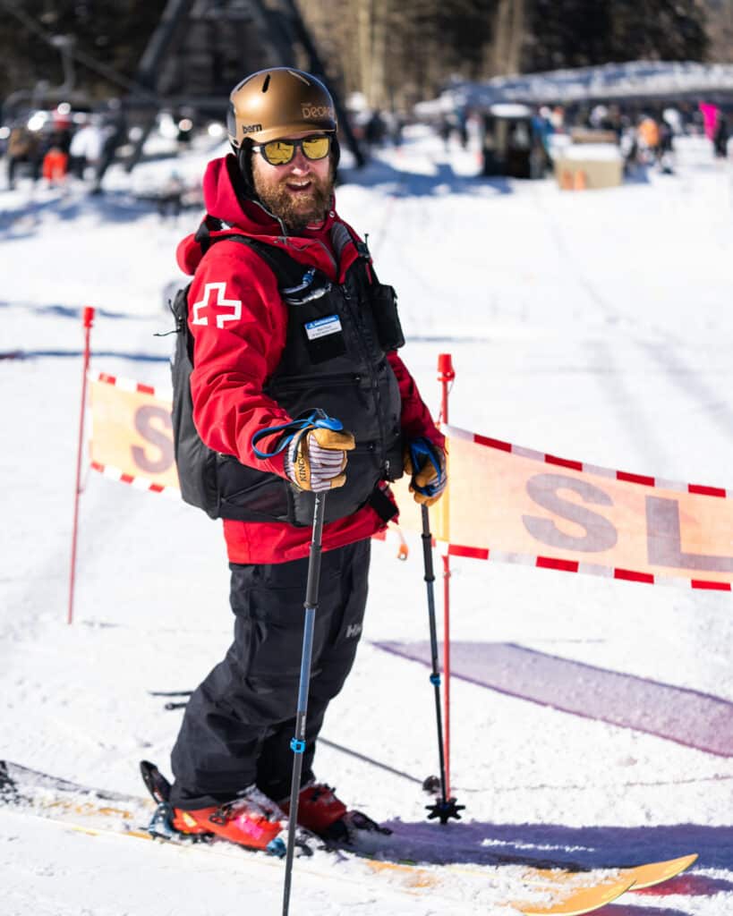 Ski Patroller Blair Foust