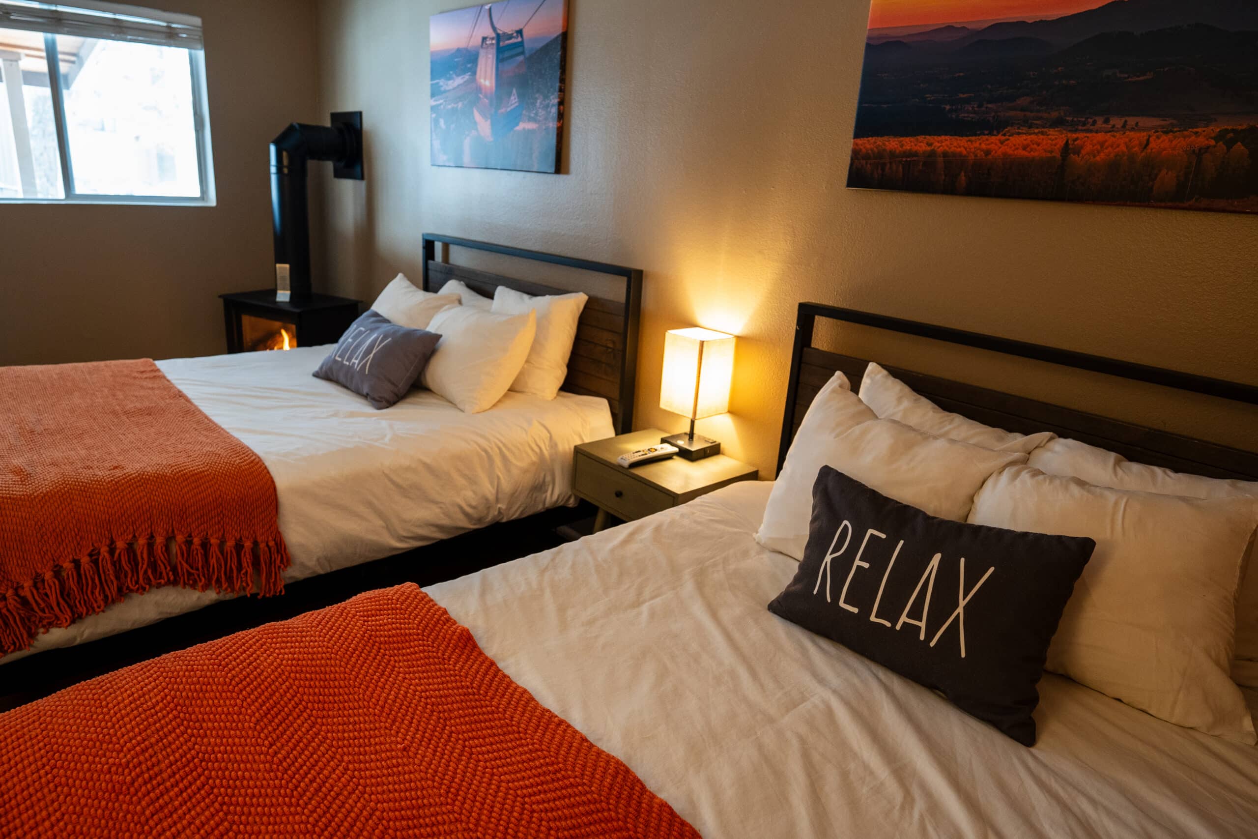 Basecamp at Snowbowl double queen bedroom