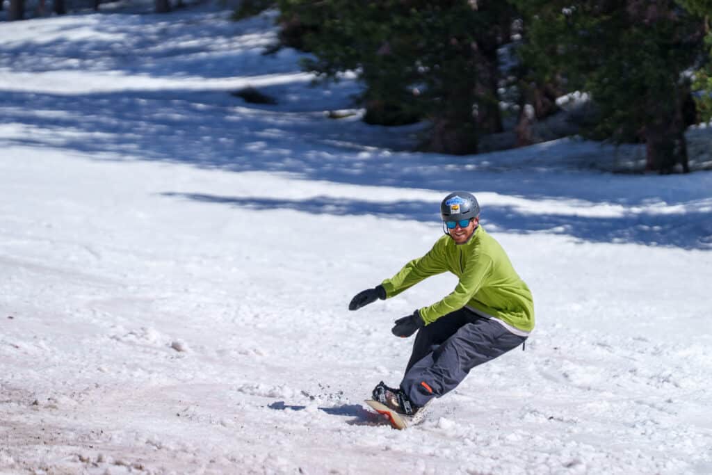 SNOWBOARDER AT SNOWBOWL