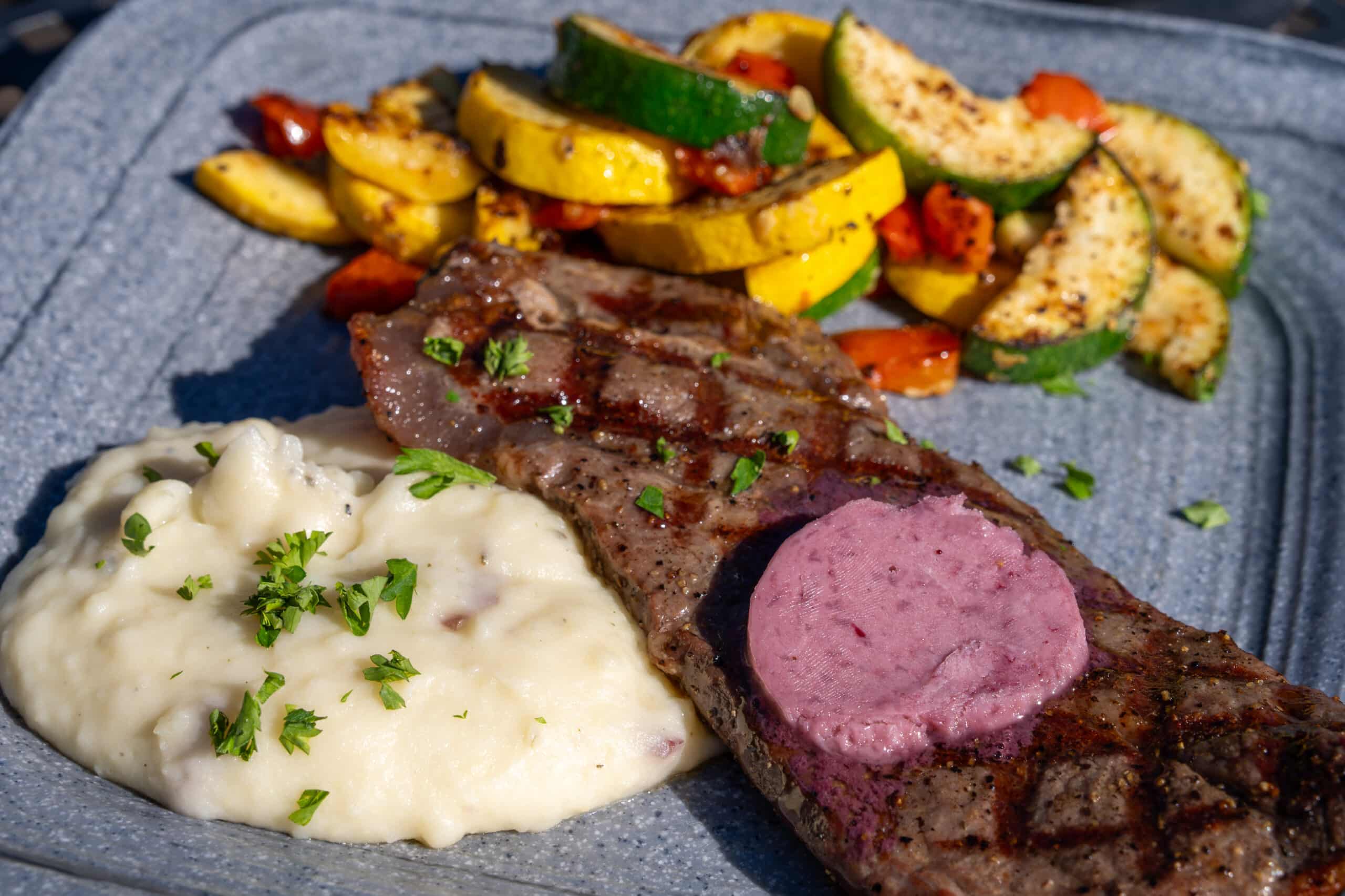 New York Strip Steak from Snowbowl Sunset Dining menu