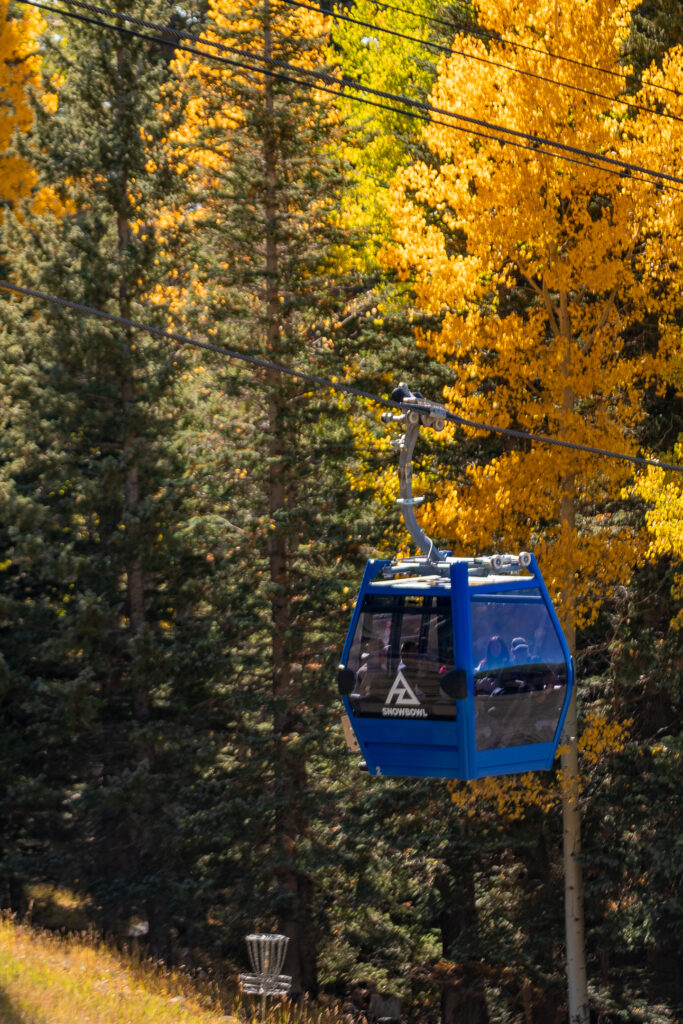 Arizona Gondola at Snowbowl in fall